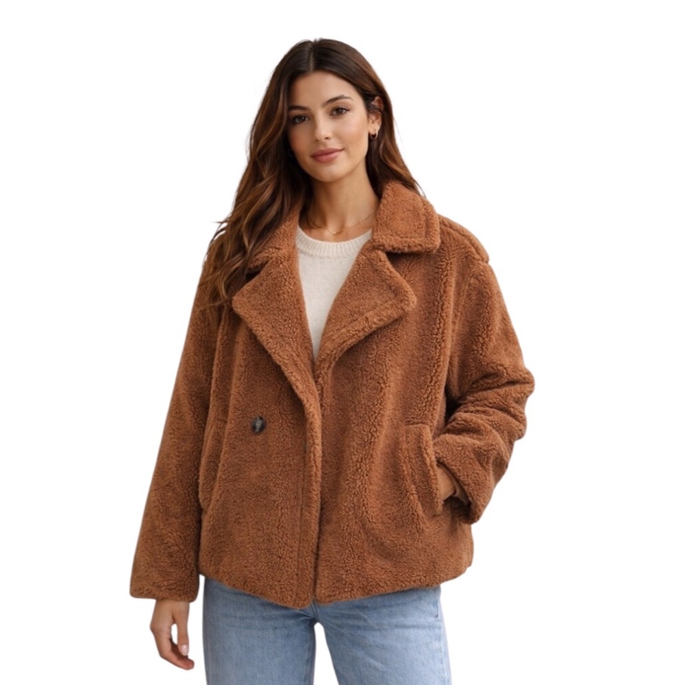 Gap | Brown Teddy Sherpa Jacket XL